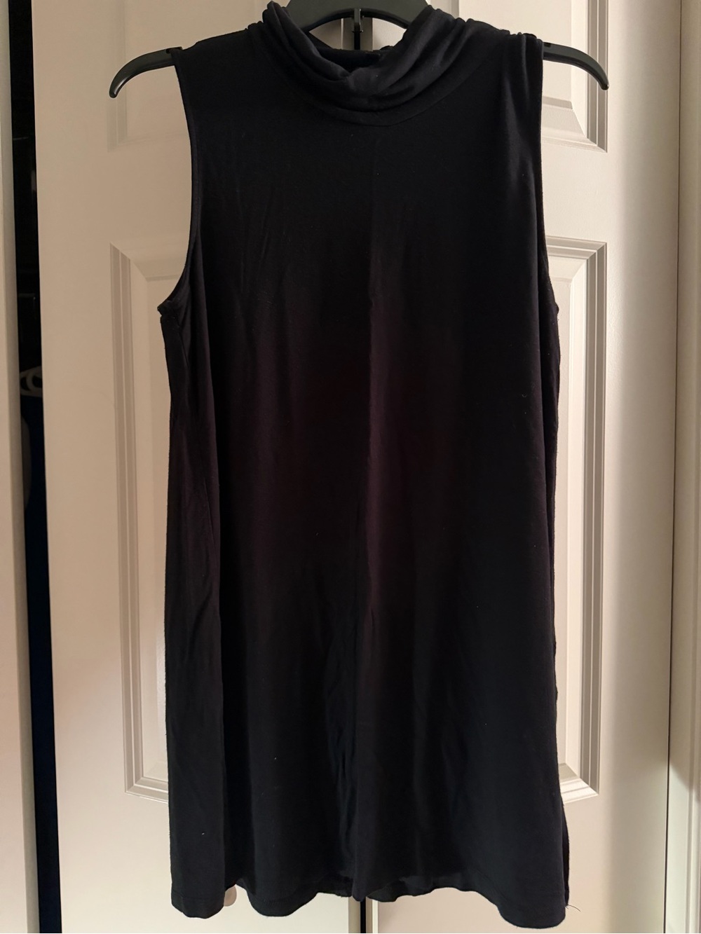 GUC The Limited faux turtle neck sleeveless dress. Size L.